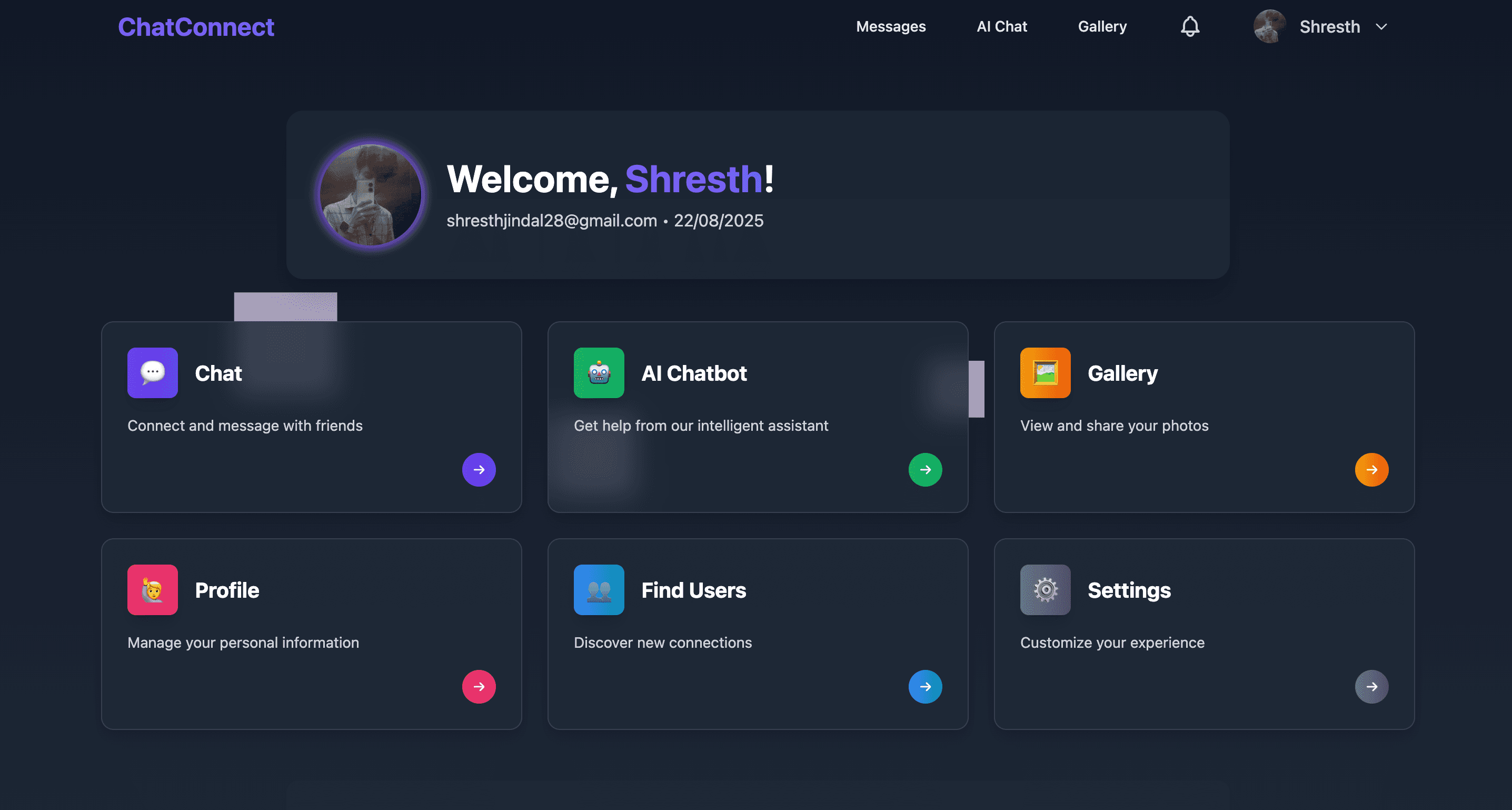 Chating Web – portfolio project