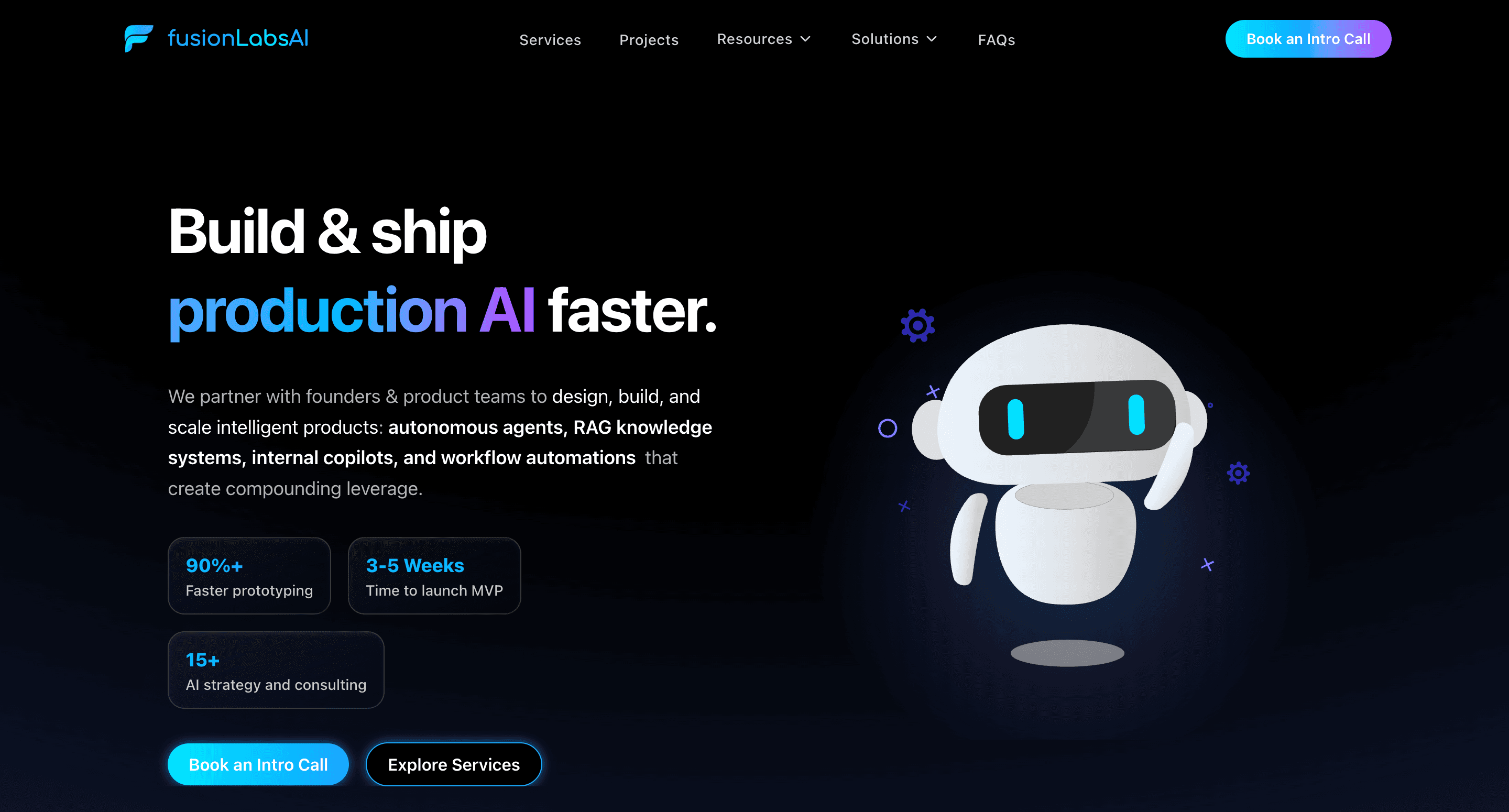 fusionlabsai – portfolio project